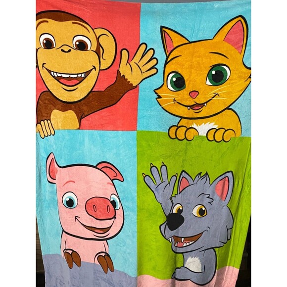 Cocomelon 90x60 Character Throw Blanket Kids Fleece - Picture 1 of 5